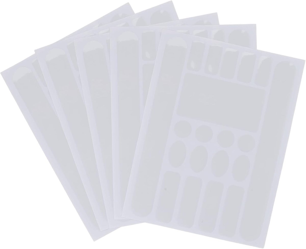 Set van 100 Fietsframe Stickers - 5 Sets MTB Beschermstickers voor Schilderwerk en Schermbescherming van Fietsen