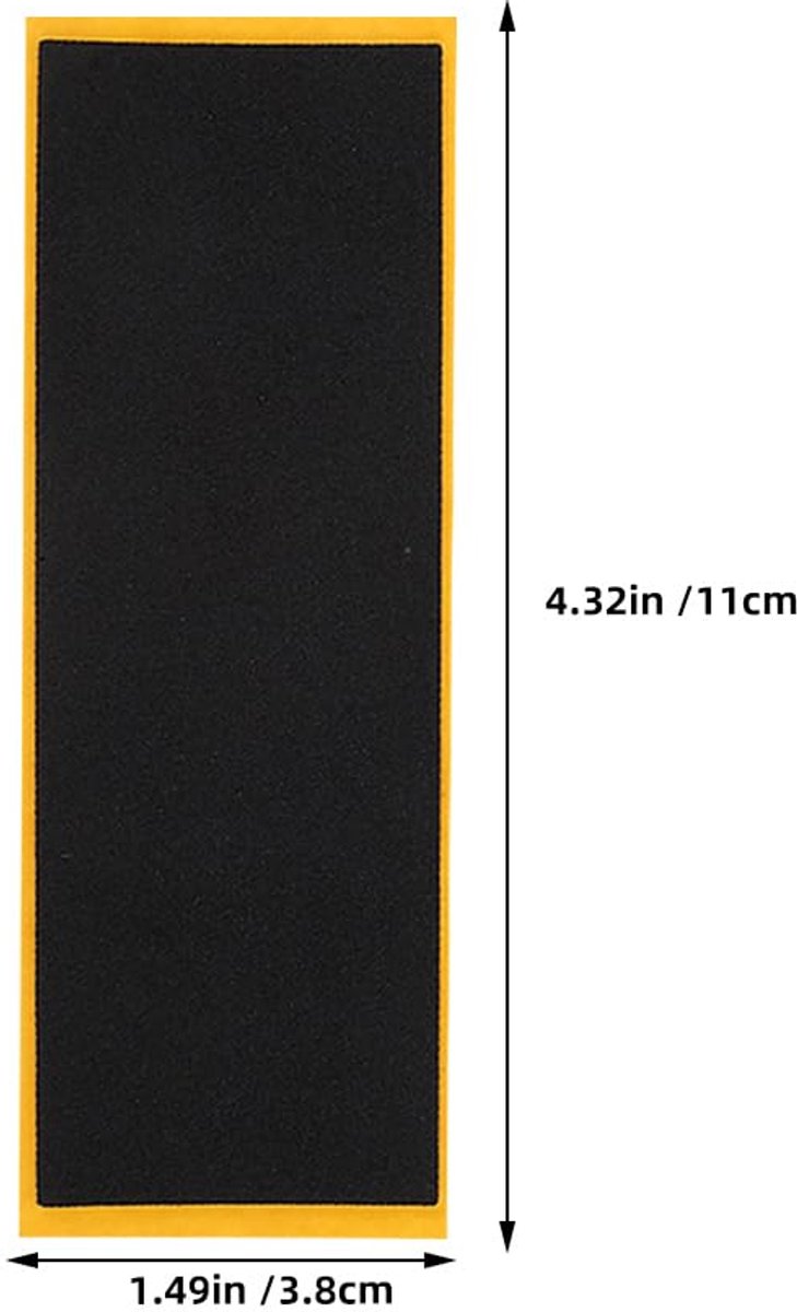 Vingerskateboard grip tape 10-delig - antislip schuimrubberen - zelfklevend - verbeterde grip voor vingerboards - ShopVlot