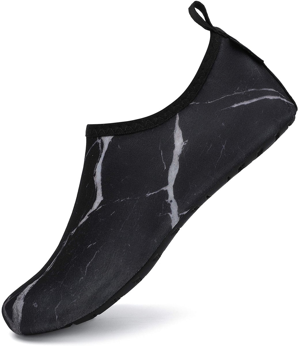 SAGUARO Waterschoenen Dames Zwemschoenen Heren Strandschoenen Licht Antislip Zomer Waterschoenen, Jade Zwart 40/41EU - ShopVlot