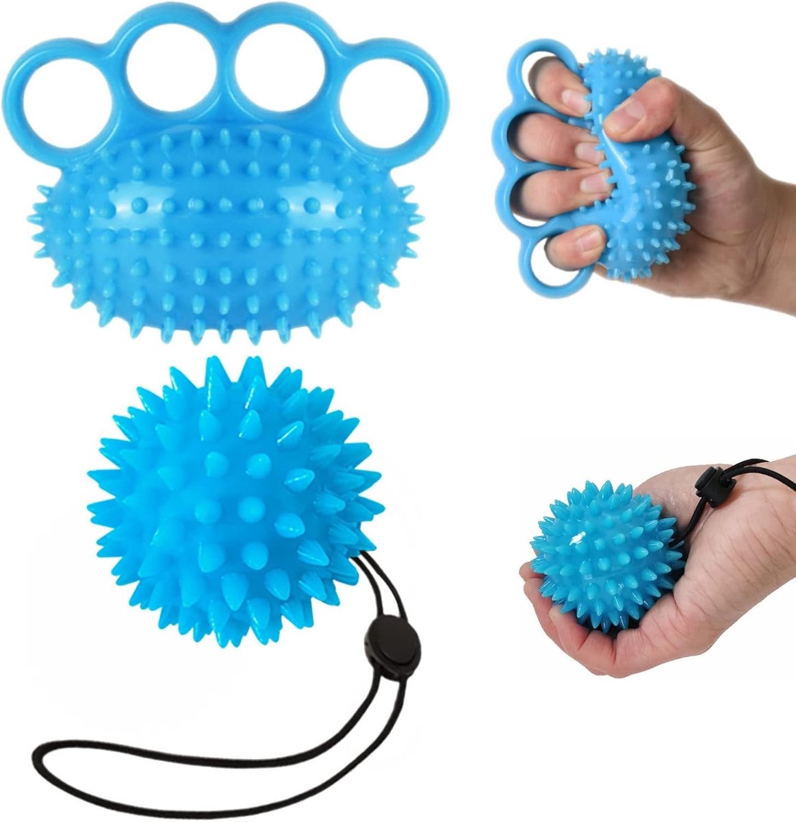 Hand Trainer - Groen - 12 x 10 cm - Silica Gel en PVC - Voor Volwassenen