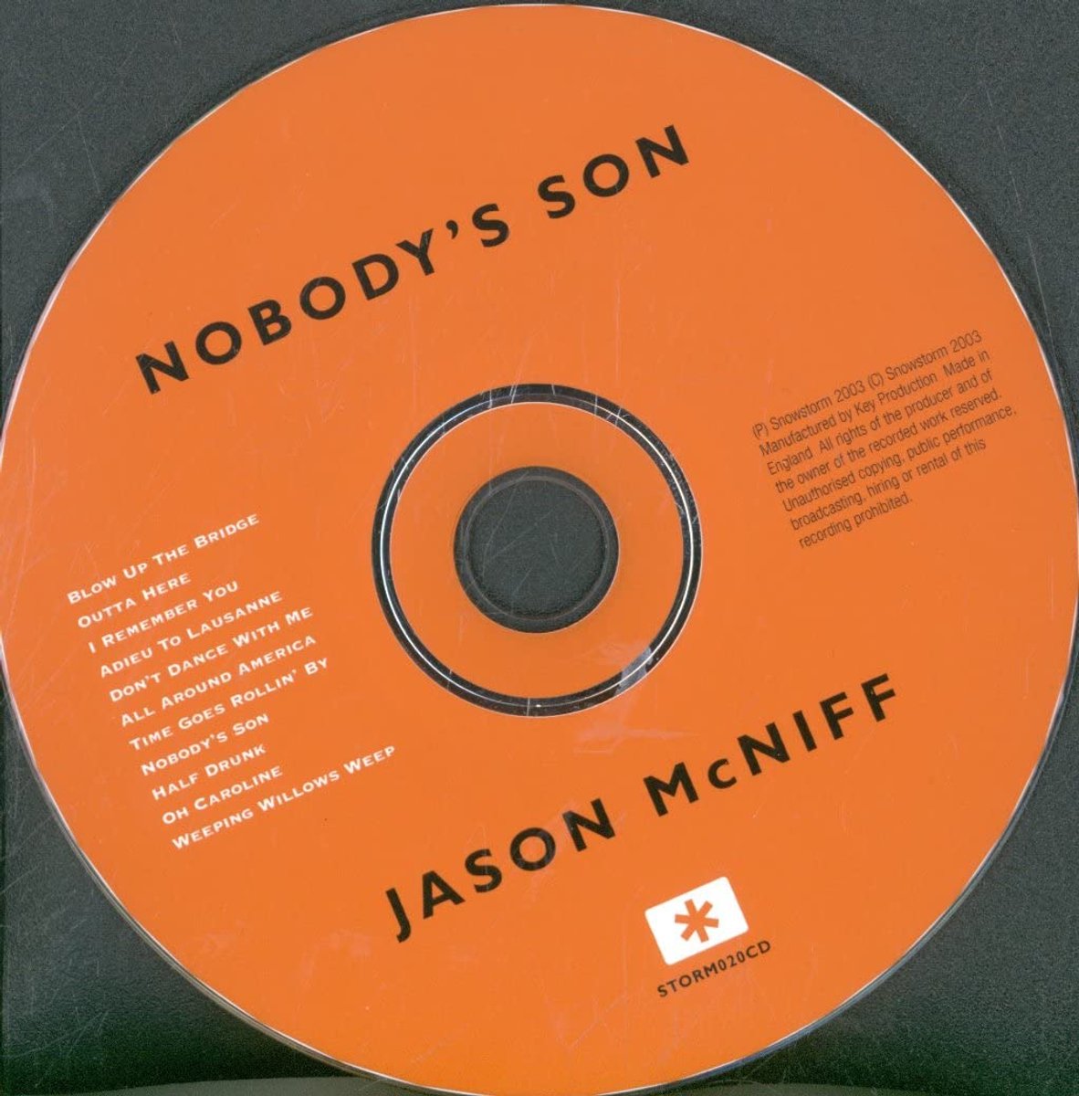 CD Jason McNiff - Nobody's Son - Folk muziek - Pakkende teksten - Ideaal voor luistermomenten - ShopVlot