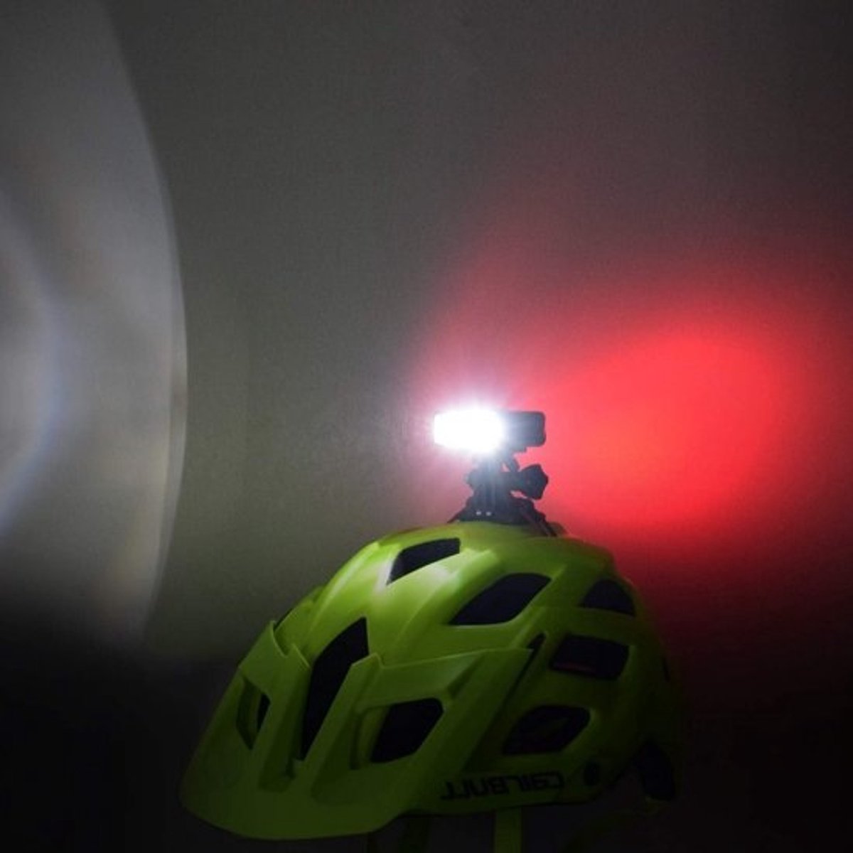 Oplaadbare Fietshelm Verlichting Set met Koplamp en Achterlicht