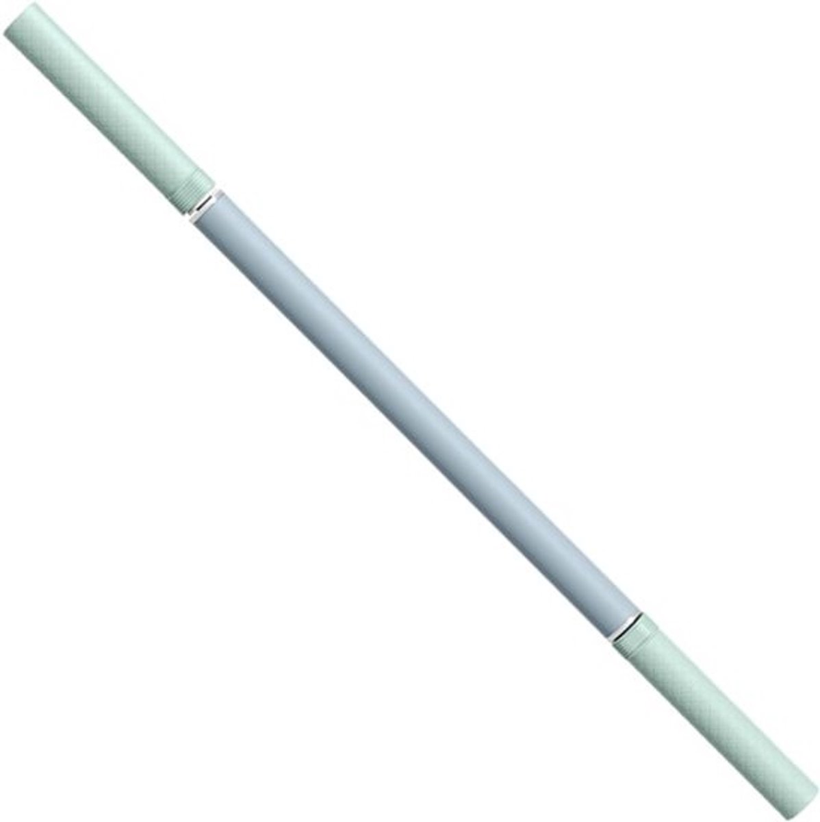 Yoga Stok - Rekstok Lichaamsbeweging - Houdingscorrectie Fitness - Flexibel Siliconen Materiaal - 45cm Lengte - Zilver