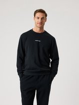 Björn Borg Borg Classic Sweater Heren Trui Met Lange Mouw Mannen - Katoen - Zwart - Maat L