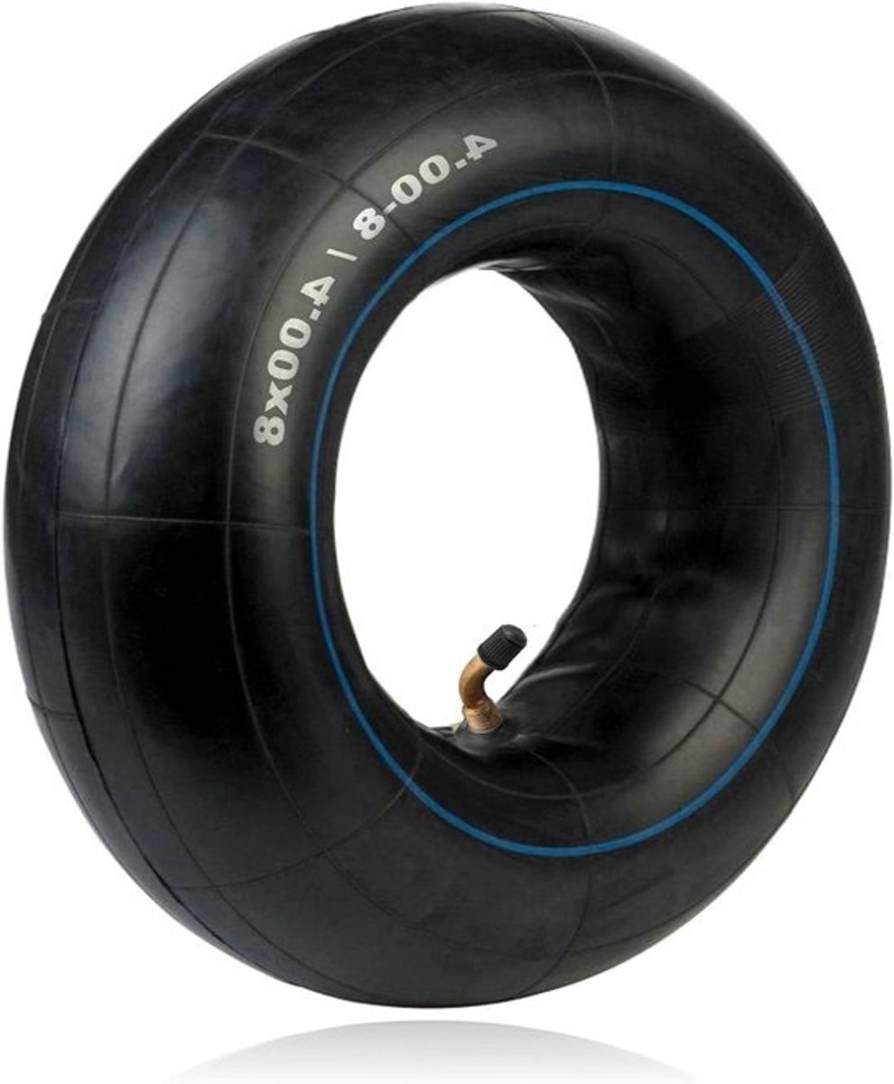 Binnenband - Reserveband Wiel - Mobiliteit Hulpmiddelen - Schuine Schrader Klep - 4.00-8 400x100 - Zwart