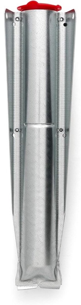 Metalen Grondanker - Droogmolen Anker - Stabiel Droogmolen Plaatsen - Corrosiebestendig Gegalvaniseerd Staal - Ø 45 mm - Zilver