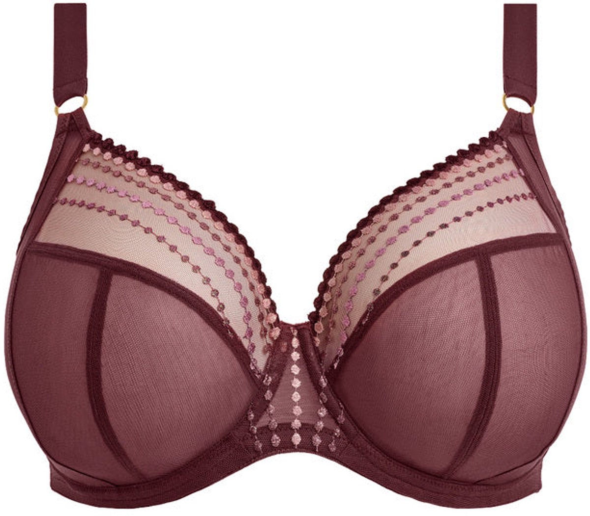 Elomi Matilda Plunge BH Sugarplum - Rood/Paars