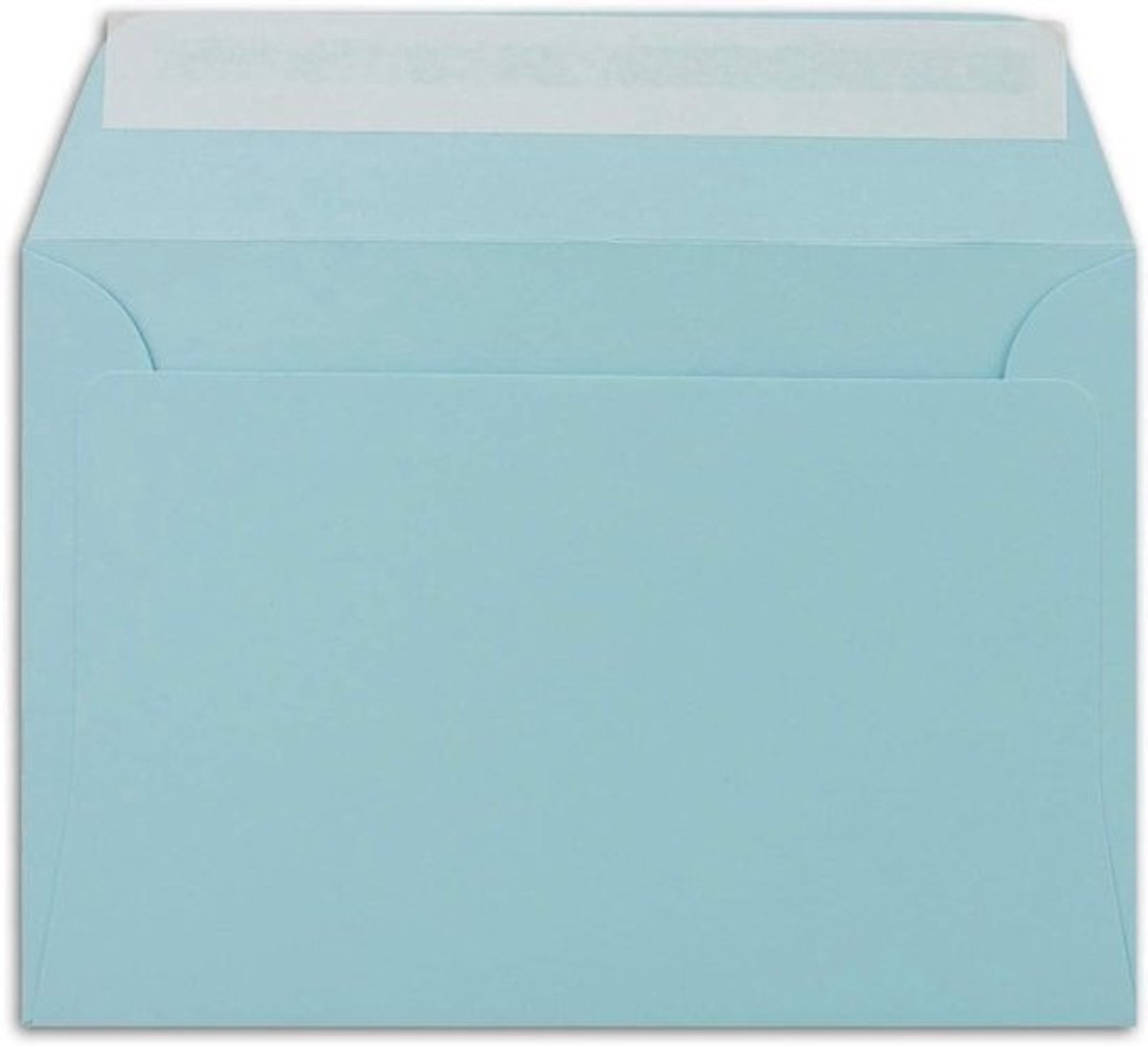Lichtblauwe Enveloppen - Briefpapier Postverpakking - Kaarten Versturen - Zelfklevend met Aftrekstrip - DIN C6 114 x 162 mm - Lichtblauw