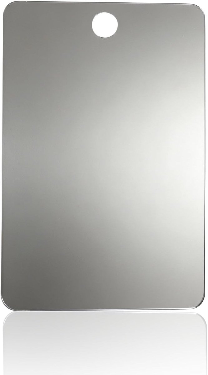 Groot Douche Spiegel 20 x 30 cm, Hangende Badkamer Spiegel voor Scheren, Make-up en Dagelijkse Verzorging
