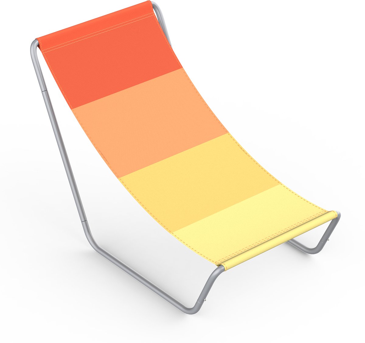 Arvioo‑Strandstoel‑opvouwbaar‑120kg‑600D Oxford‑oranje verloop
