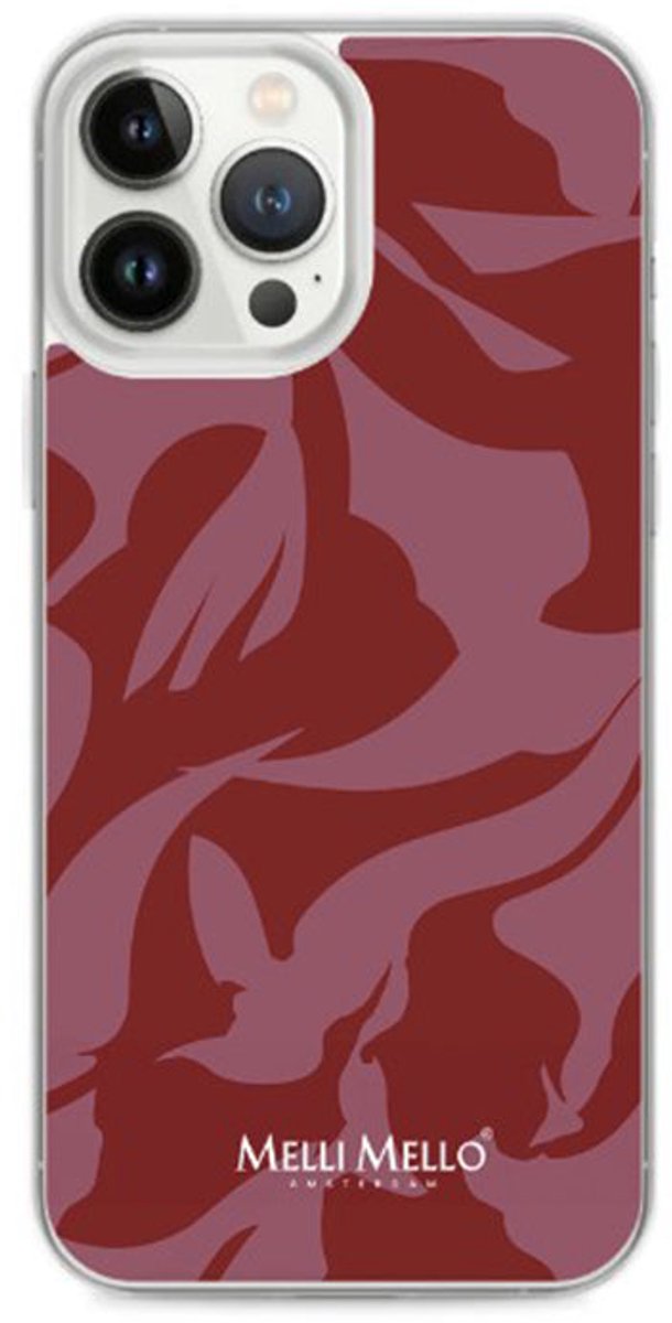 Melli Mello Telefoonhoesje Crimson Wave (Soft case) - Apple iPhone 13 Pro Max