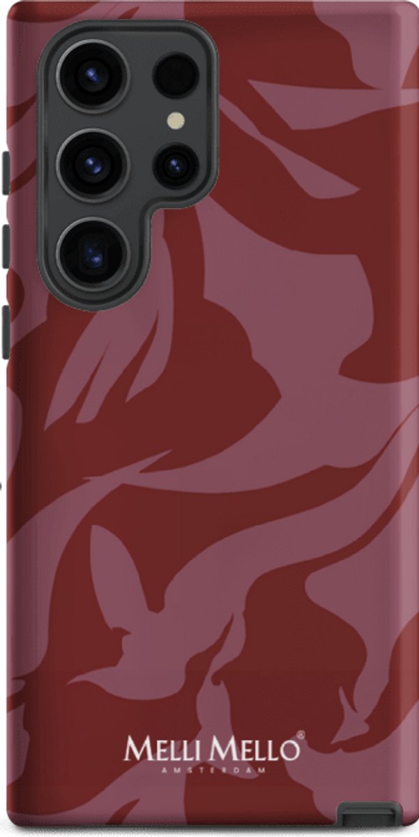 Melli Mello Telefoonhoesje Crimson Wave (Tough Case) - Samsung Galaxy S23 Ultra