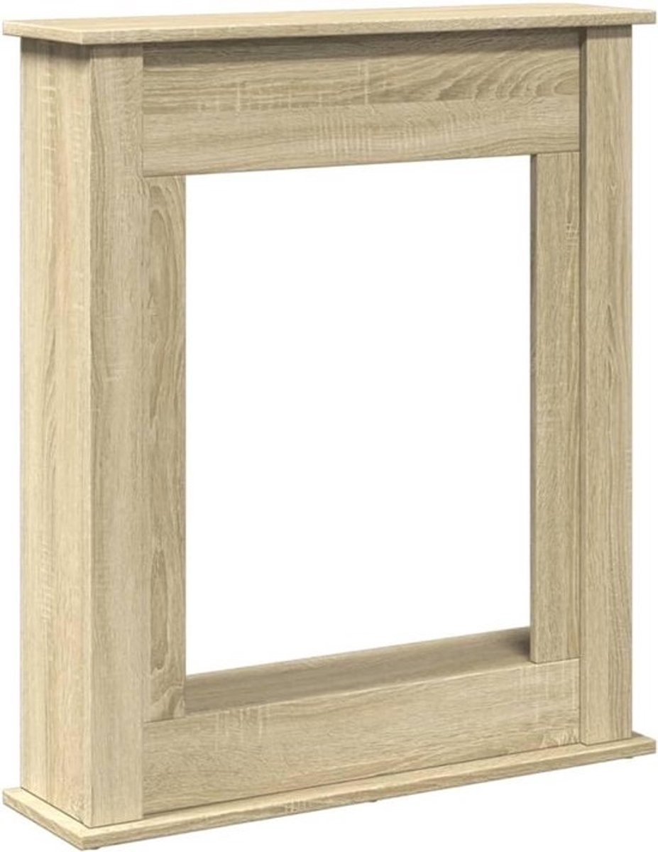 Decoratieve Haardombouw met Opslagruimte in Sonoma Eiken Kleur
