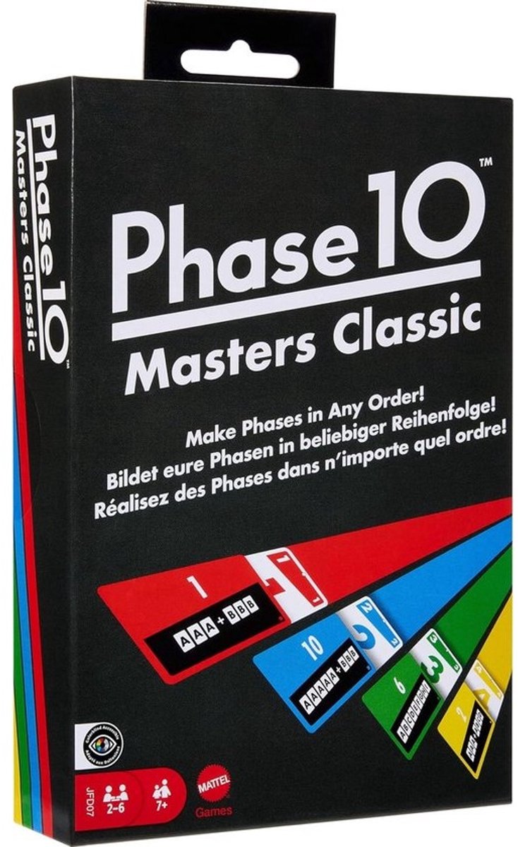 Fase 10 Masters Klassiek Kaartspel - Tien Fasen Voltooien