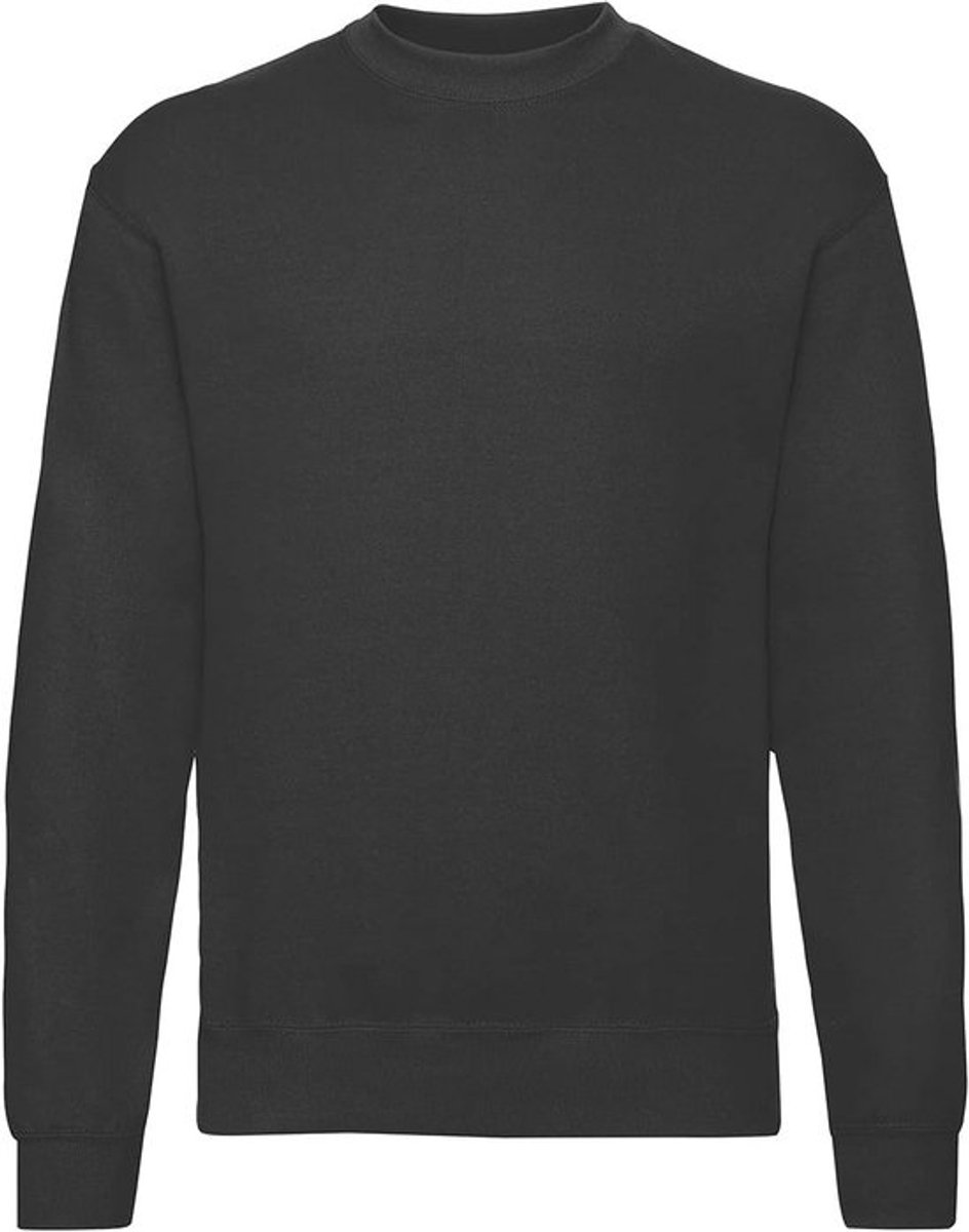 Heren Sweater Katoen Blend Crewneck | Comfortabel en Duurzaam Grijs