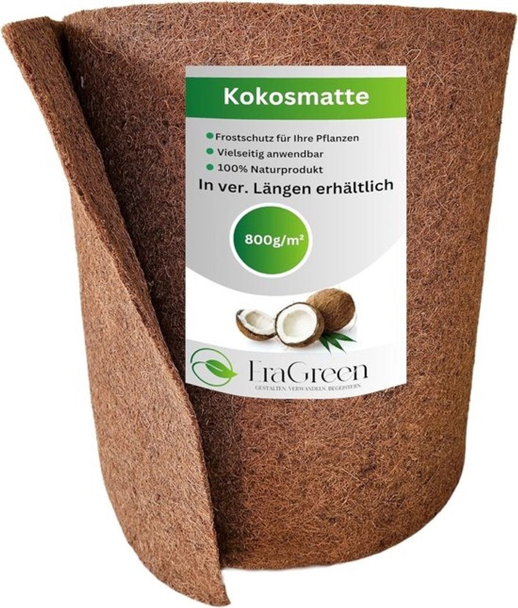 Dikke Kokosmat 0,5m x 10m voor Winterbescherming Planten en Bodembedekking