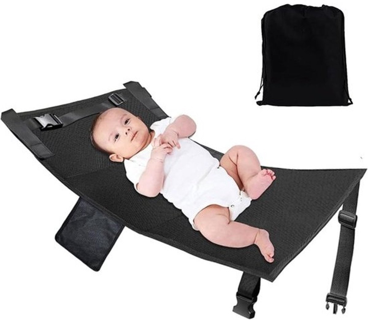 Draagbaar Vliegtuig Bed Extender voor Peuters en Kinderen - Comfortabele Stoelverlenger voor op Reis