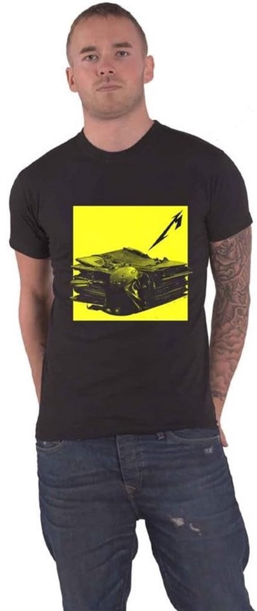 Unisex Bandshirt Muziek Tour T-shirt Kort Rood Zwart
