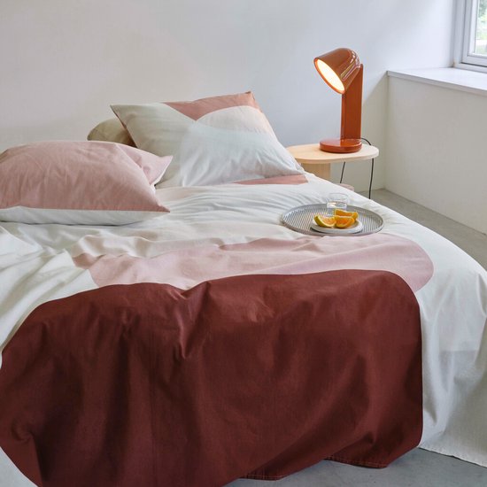 Cinderella Kiezel Dekbedovertrek - Tweepersoons - 200x200/220 cm - Naturel van Cinderella — afbeelding 2