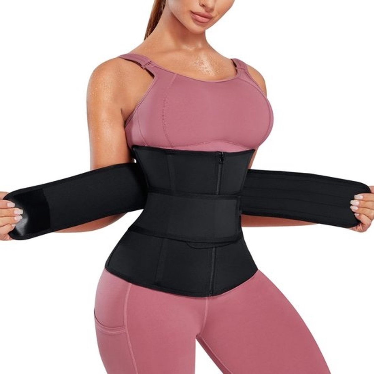Taillevormer Korset met Dubbele Compressie voor Vrouwen - Body Shaper & Sportriem voor Buikcorrectie