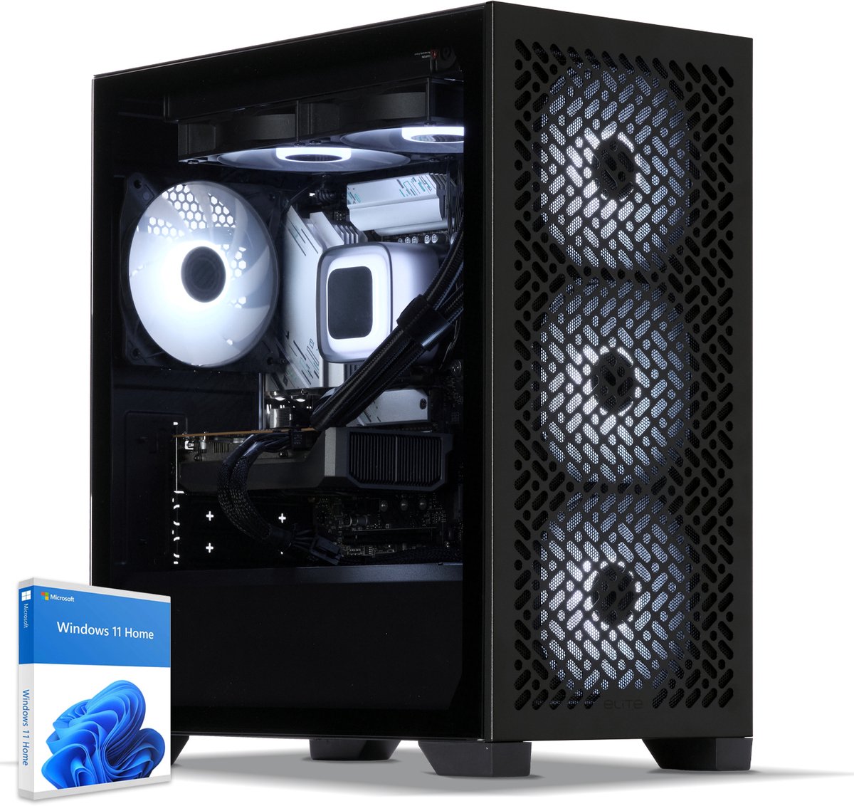 Sedatech Advanced Gaming PC Waterkoeling Tower ATX • Intel i7-14700KF 20x 3.4GHz • Geforce RTX5060Ti 16Gb • 32Gb DDR5 • 2Tb SSD M.2 • WiFi • Bluetooth, USB C • Windows 11 • Desktop computer