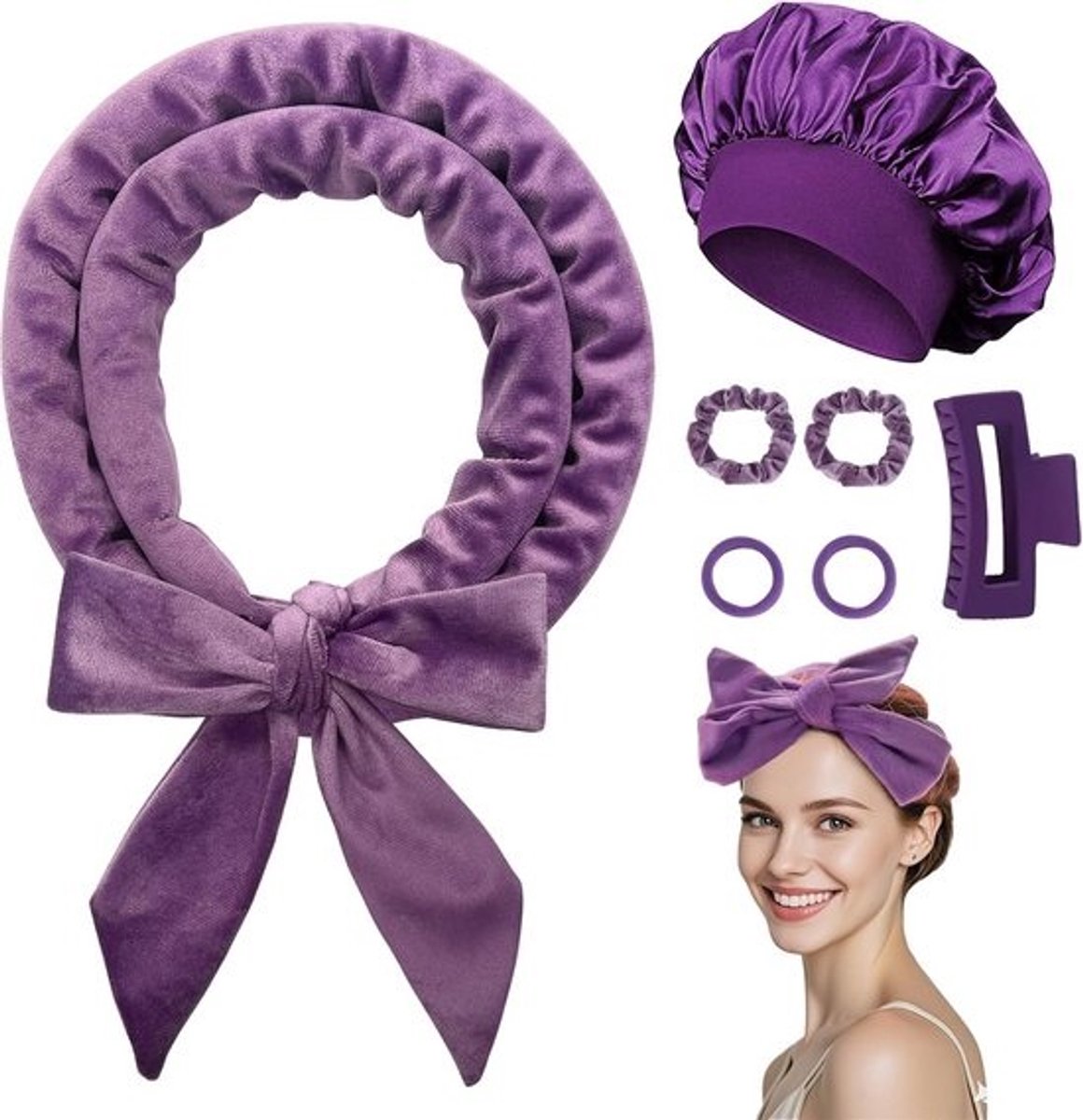 Heatless Curls - Krulspelden - Haar Krullers Zonder Hitte - Lang