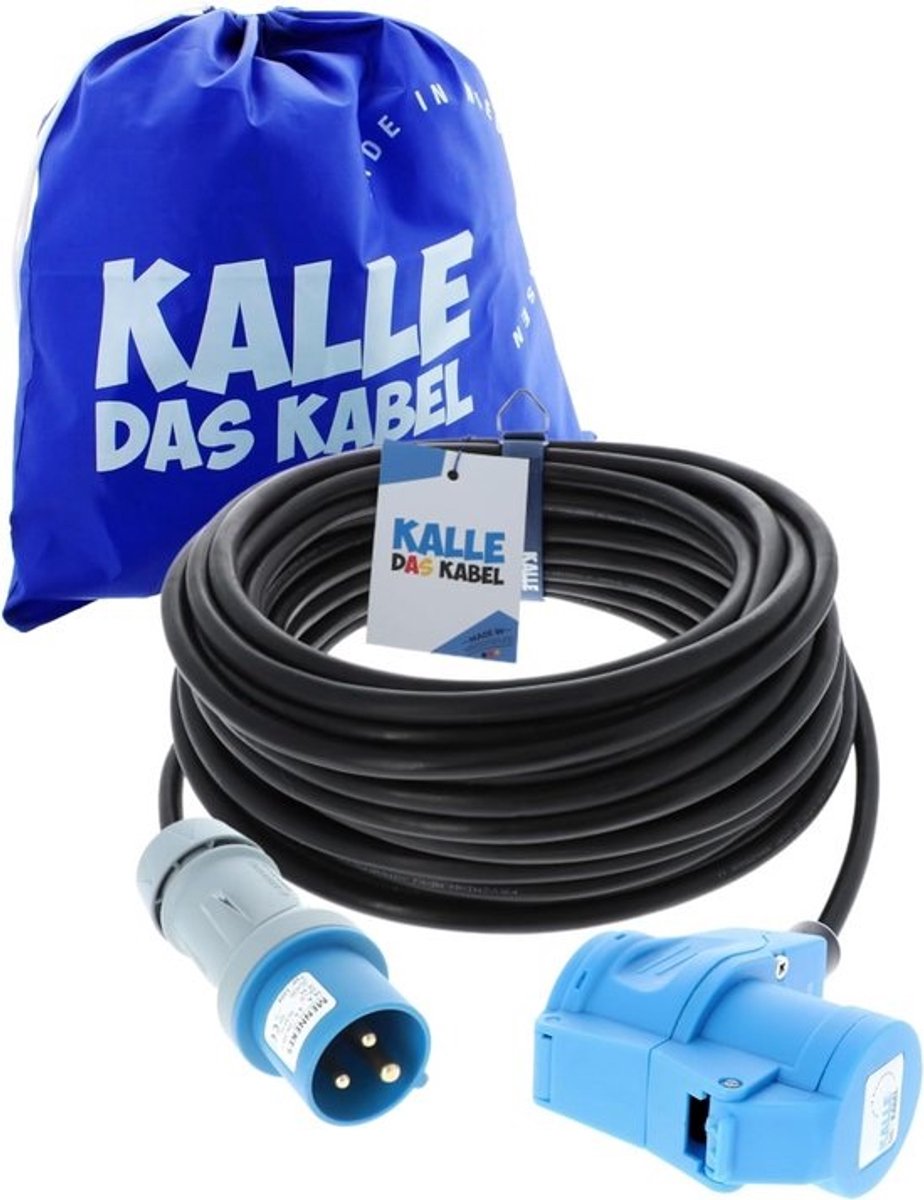 CEE Verlengkabel H07RN-F 3G 20 Meter Campingkabel Camperkabel IP44