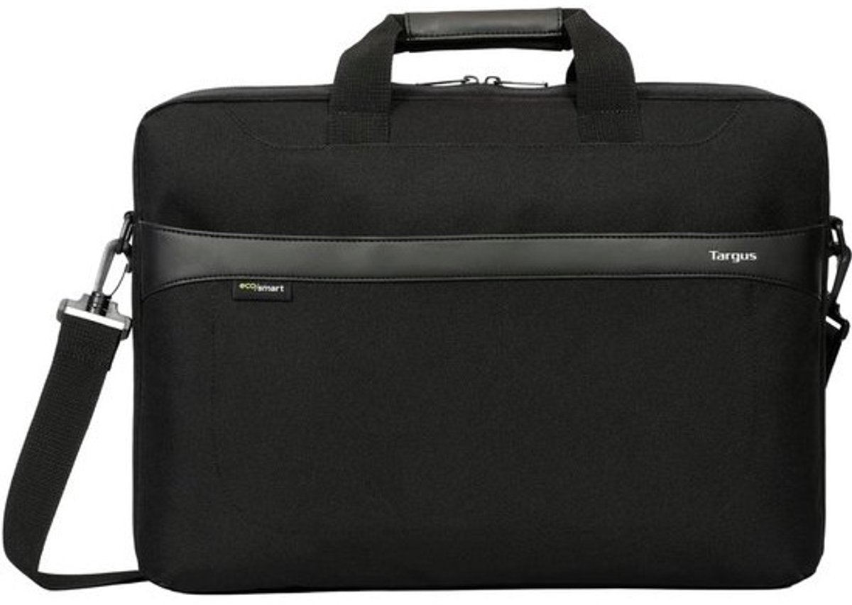 Targus EcoSmart Geolite Topload - Duurzame laptopaktetas voor heren, 17,3 inch, zwart