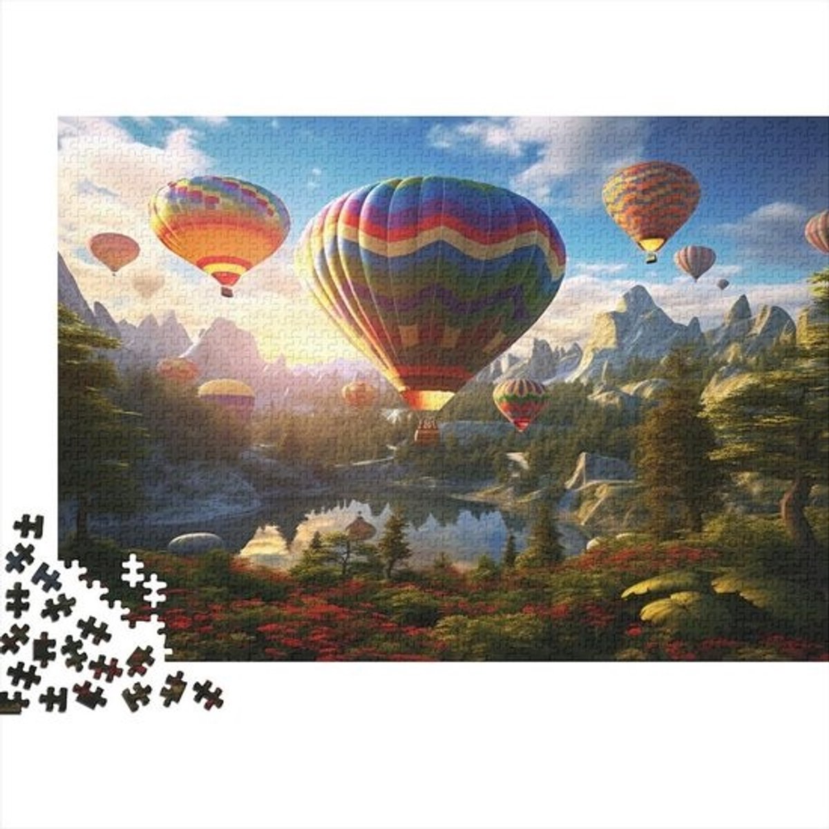 Legpuzzel - Puzzelspel Puzzel - Ontspanning Thuis - Hoge Kwaliteit Karton - 75 x 50 cm - Stijl-8