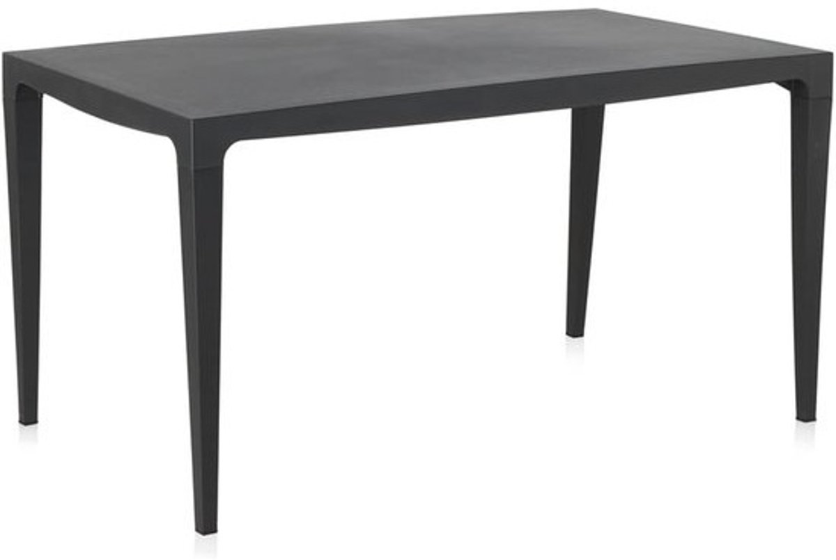 Eettafel - Tuinmeubel Tafel - Binnen en Buiten - UV-bestendig Antislip - 140 cm Lengte - Antraciet