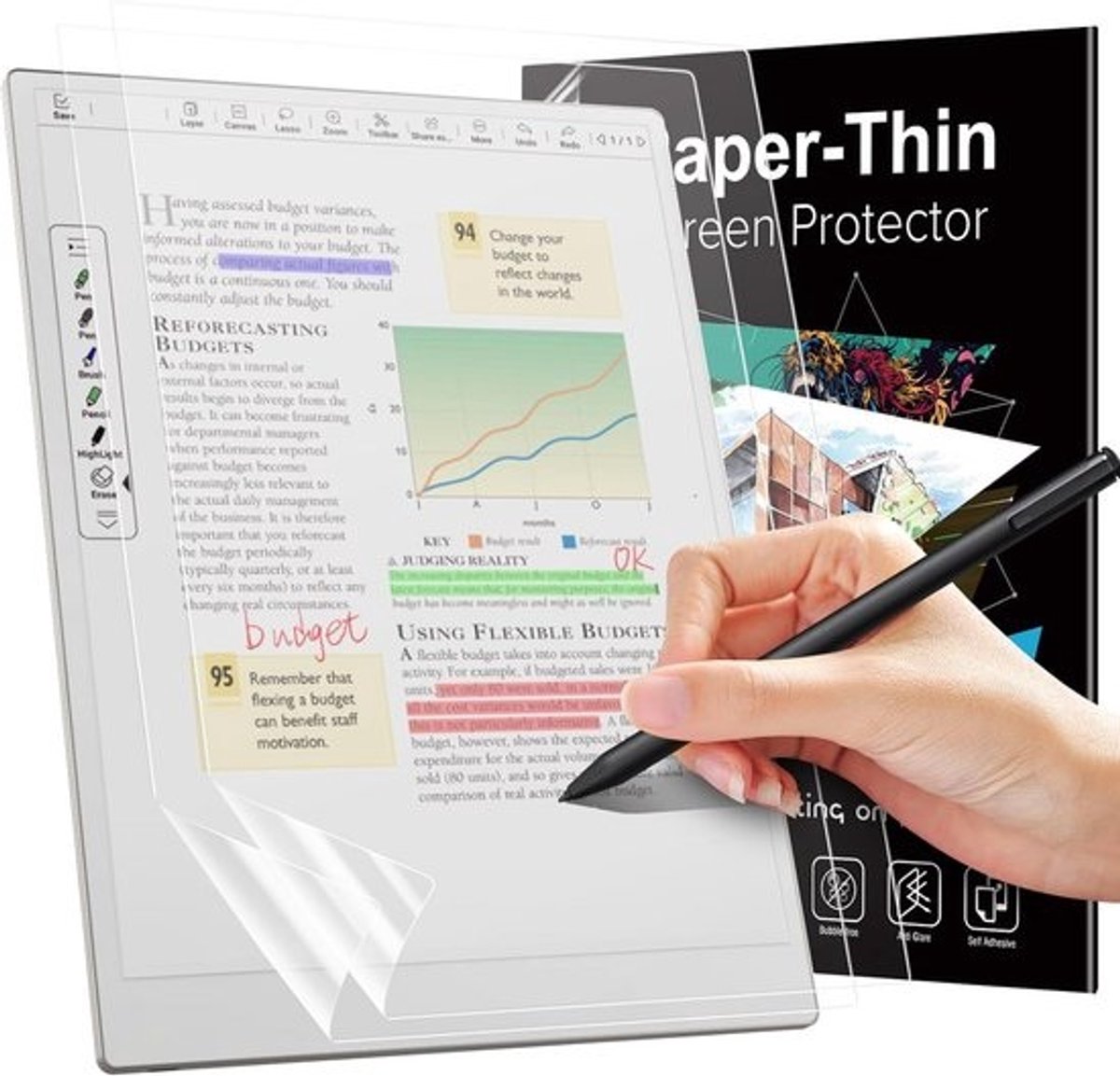 2x Matte Screenprotector voor Paper PRO 2024 - Anti-Glare & Schrijfgevoel als Papier