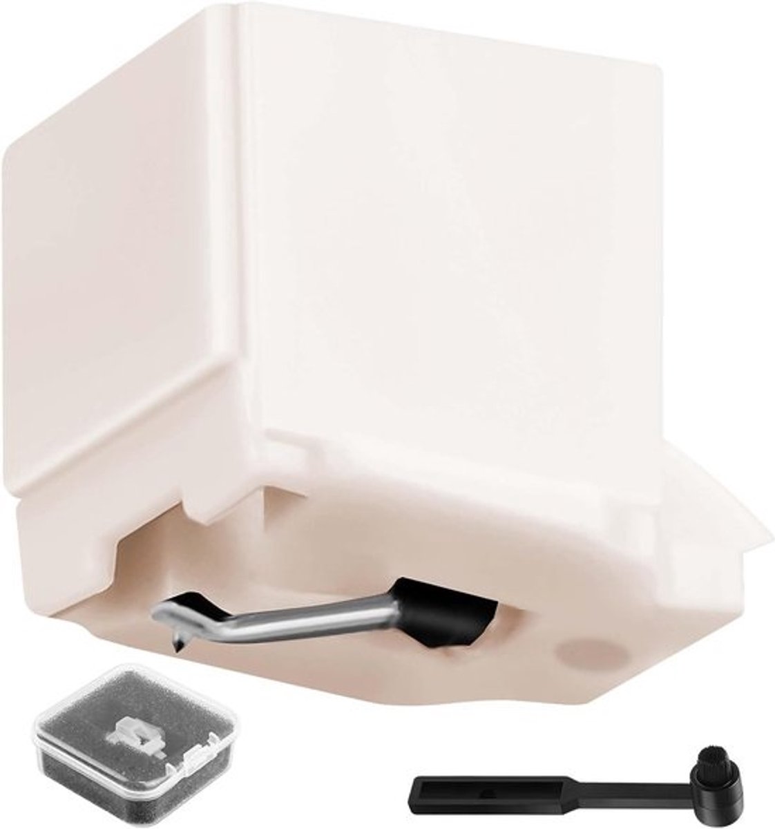Platenspeler Naald - Reserve Naald Set - Vinyl Geluid Verbeteren - Diamant Punt Met Borstel - 9 gram