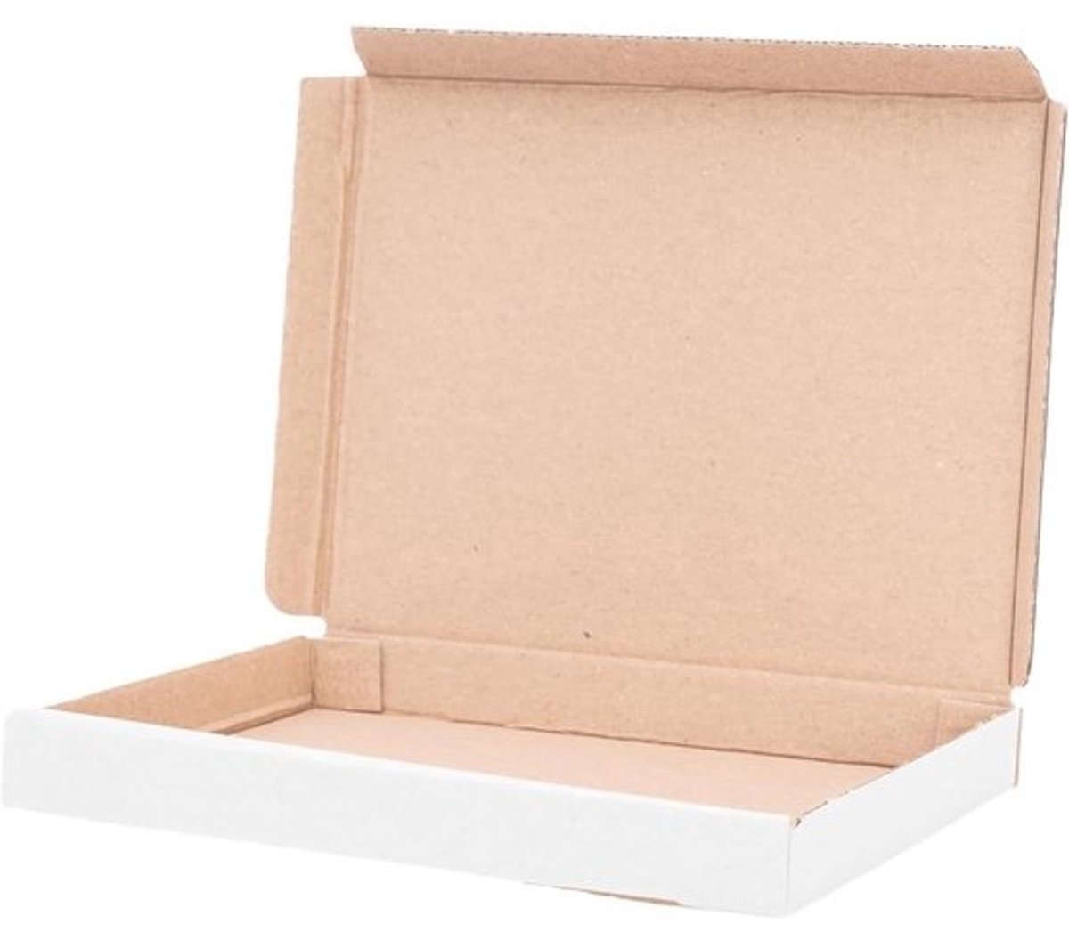Grote postdozen - Vouwdozen A6 - Veilige verzending - Eenvoudige montage - 100 stuks - Wit