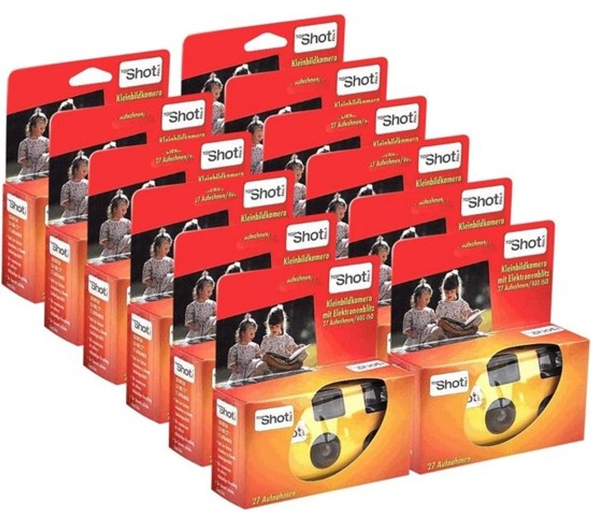Wegwerpcamera met Flitser (Incl. 12 Stuks)