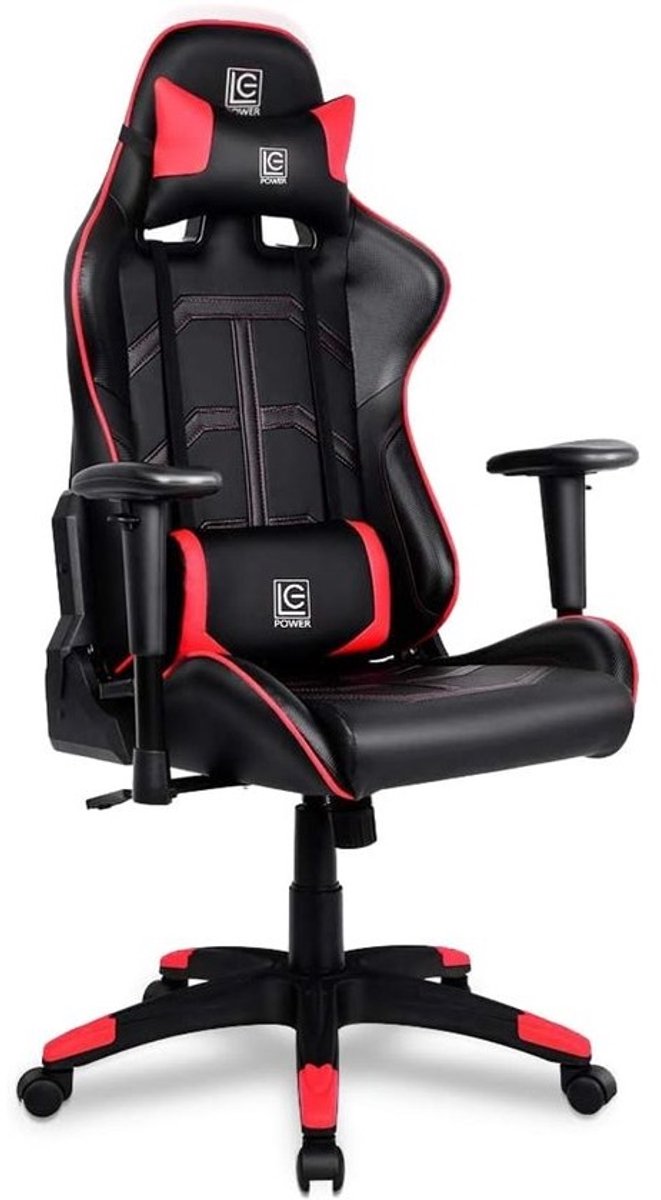 Ergonomische Gaming Stoel - Verstelbare Racestoel met Armleuningen en Kantelfunctie