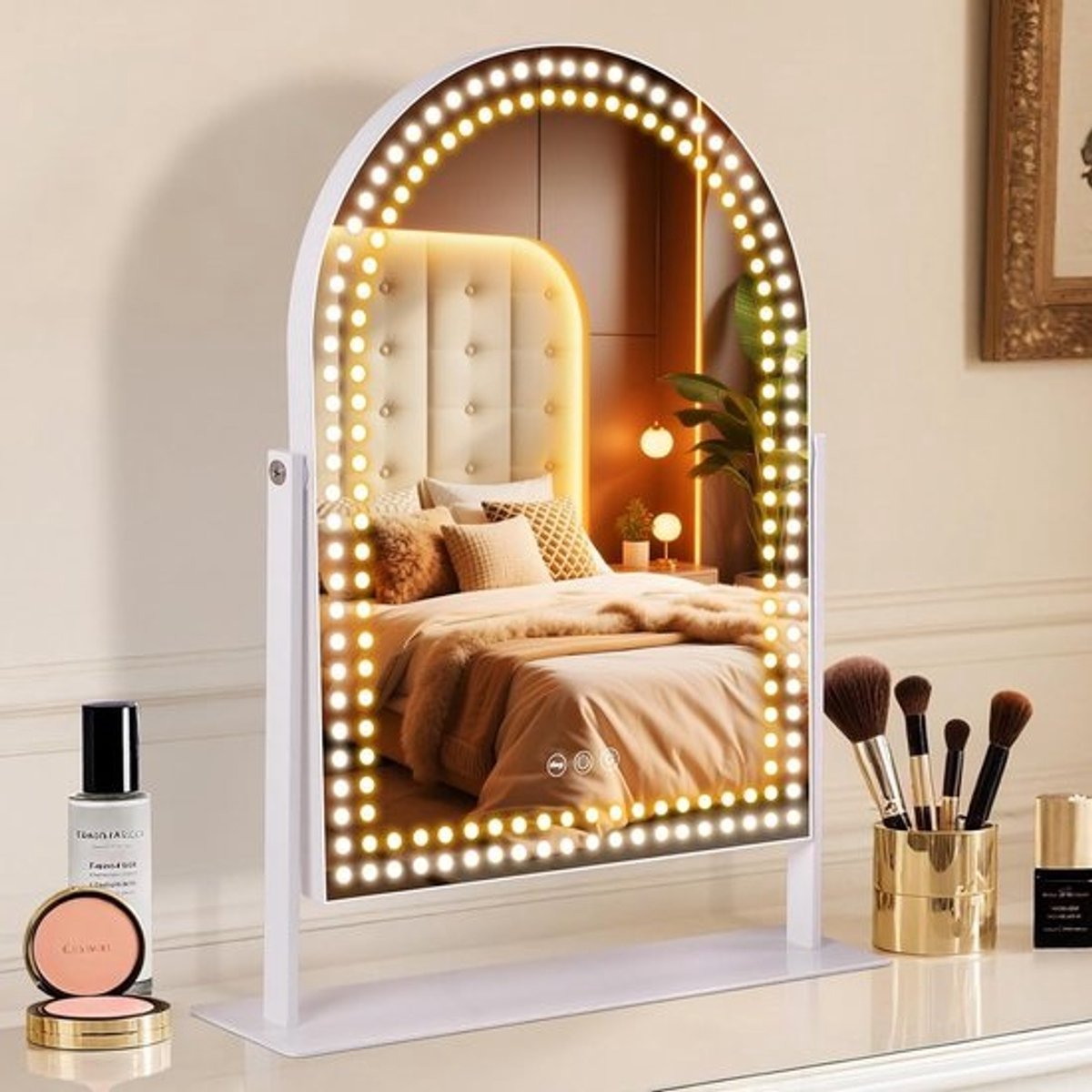 Hollywood Make-up Spiegel met Dimbare Verlichting