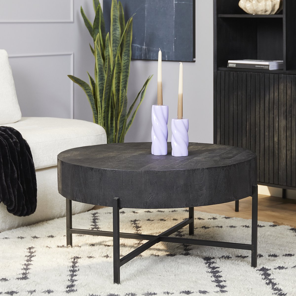 Starfurn - Salontafel Cooper - Zwart - 80x80x42 cm