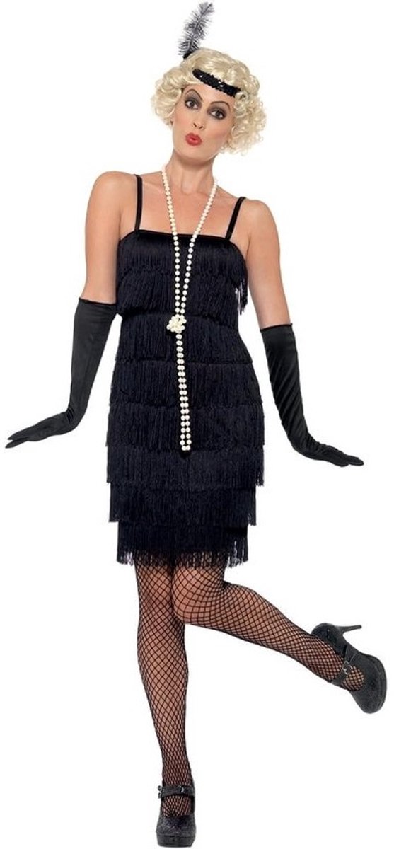 Smiffys Flapper kostuum zwart
