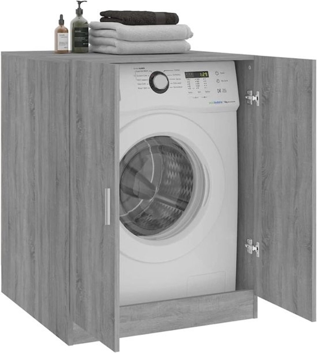 Wasmachinekast Badkamer - Droogkast Opberger - Ruimte Optimalisatie - Robuust Duurzaam Design - 71 x 715 x 915 cm