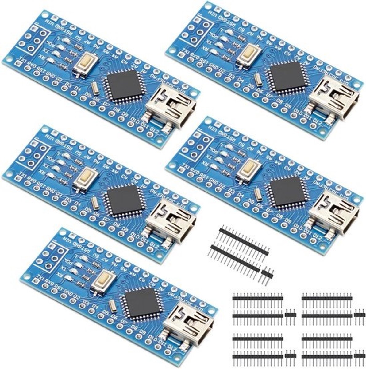 Nano Ontwikkelingsbord met CH340 Chip - 5 Stuks