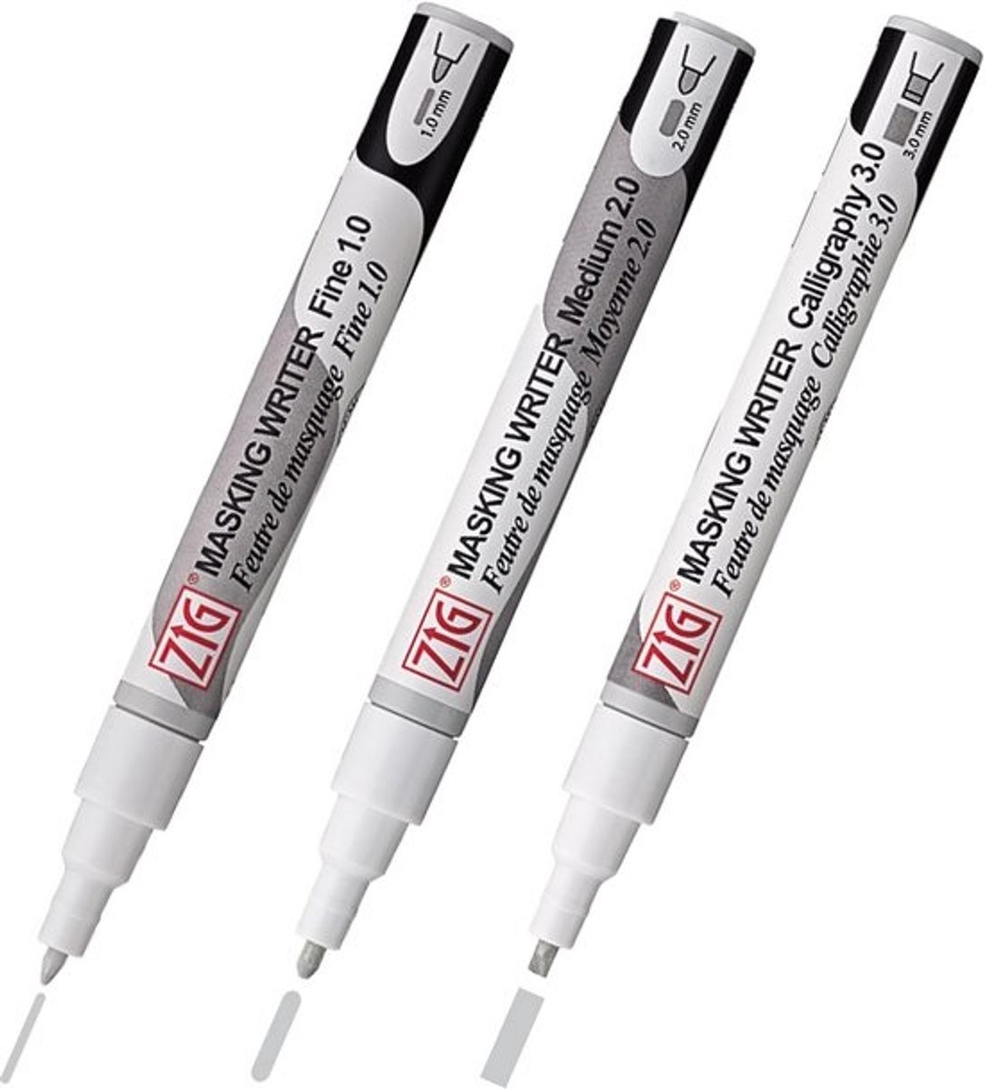 Watercolor Masking Fluid Pen Set - Ideaal voor Schilderen, Kalligrafie, En Illustratie - 3 Stuks