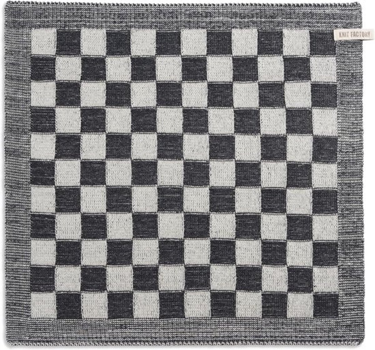 Geblokt Gebreid Keukentextiel - Keukendoek met Ruitpatroon 50x50 cm