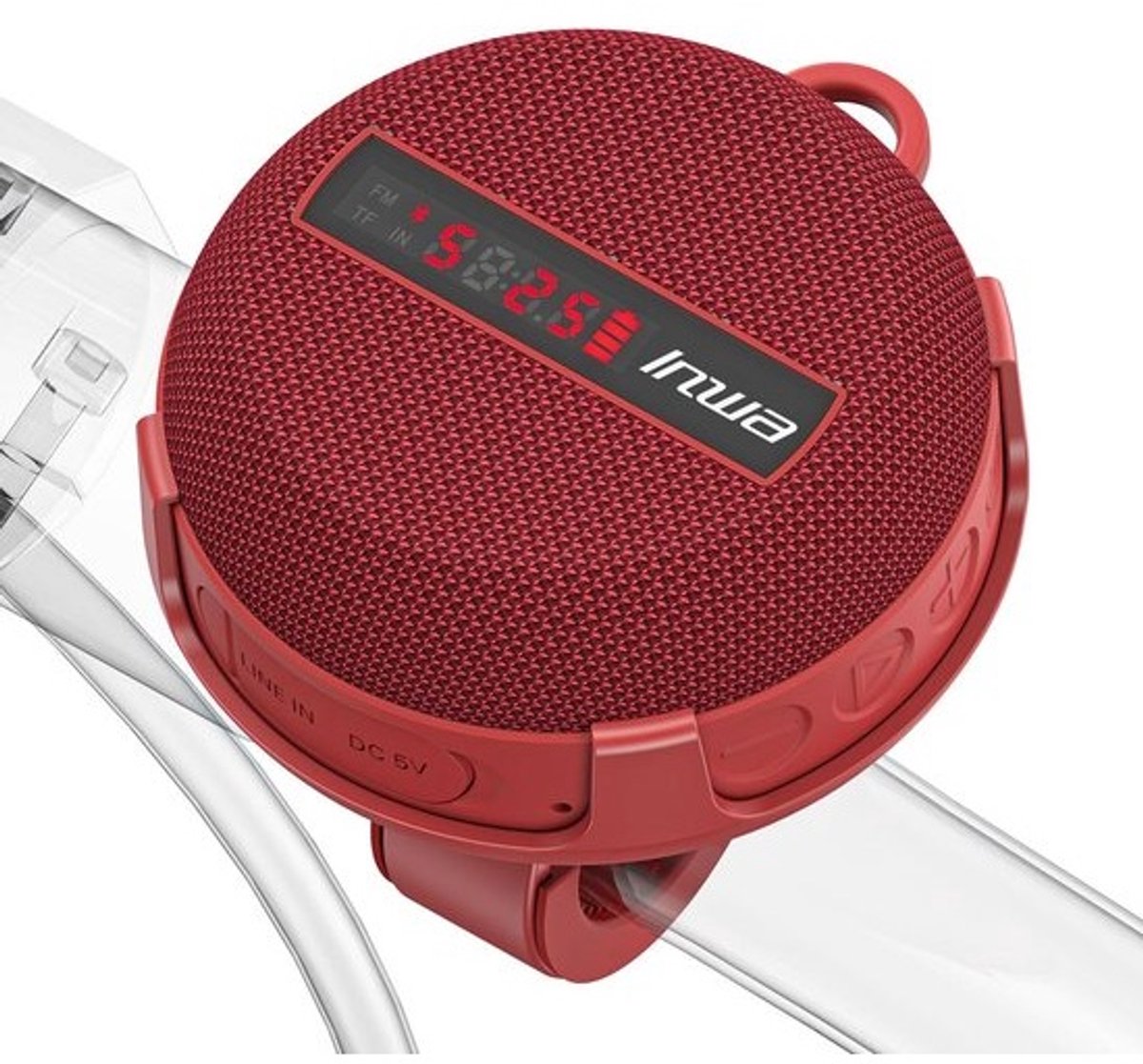 Draagbare Bluetooth-luidspreker met snelheidsdisplay - draadloze speaker met 480 minuten speeltijd