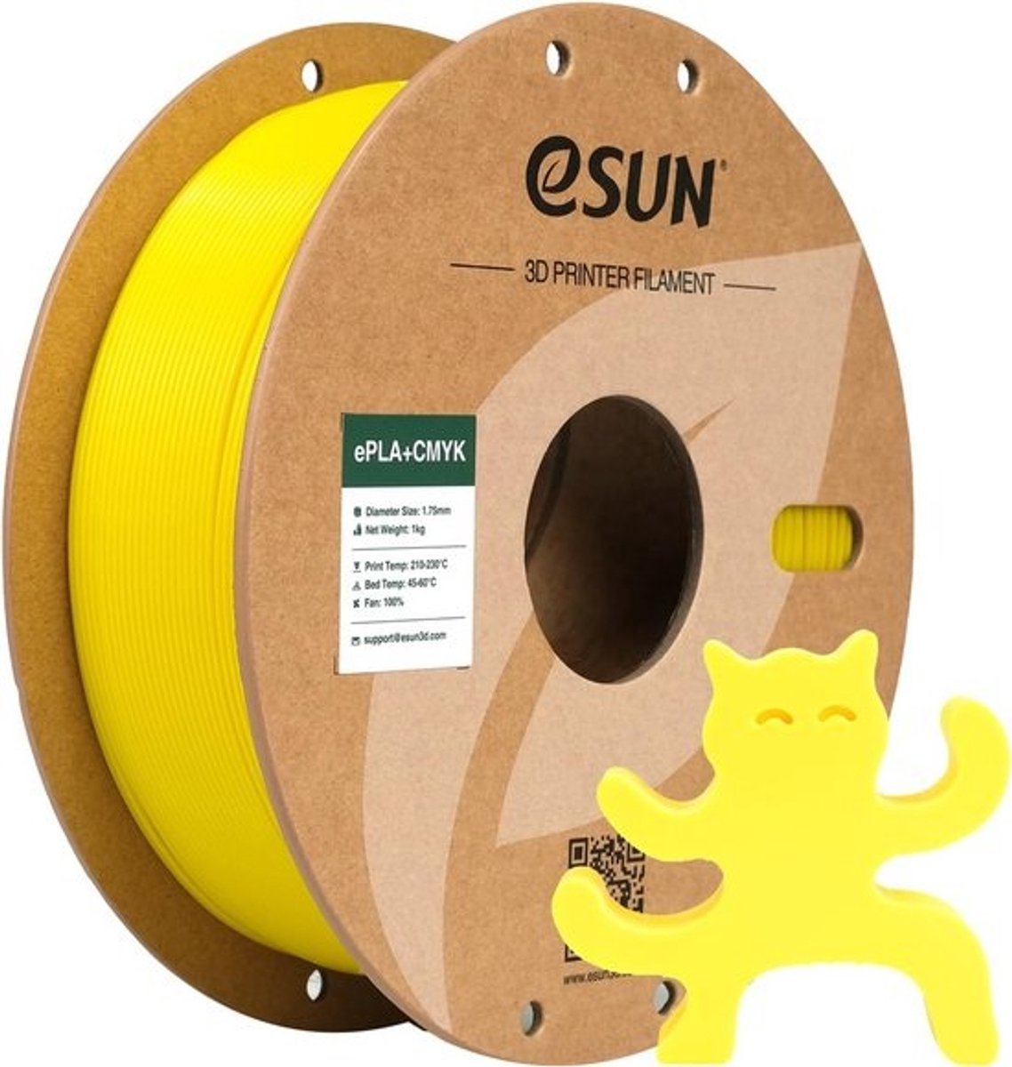 1.75mm PLA+ Filament voor 3D Printers - Lithophane en CMYK Kleuren - 1kg