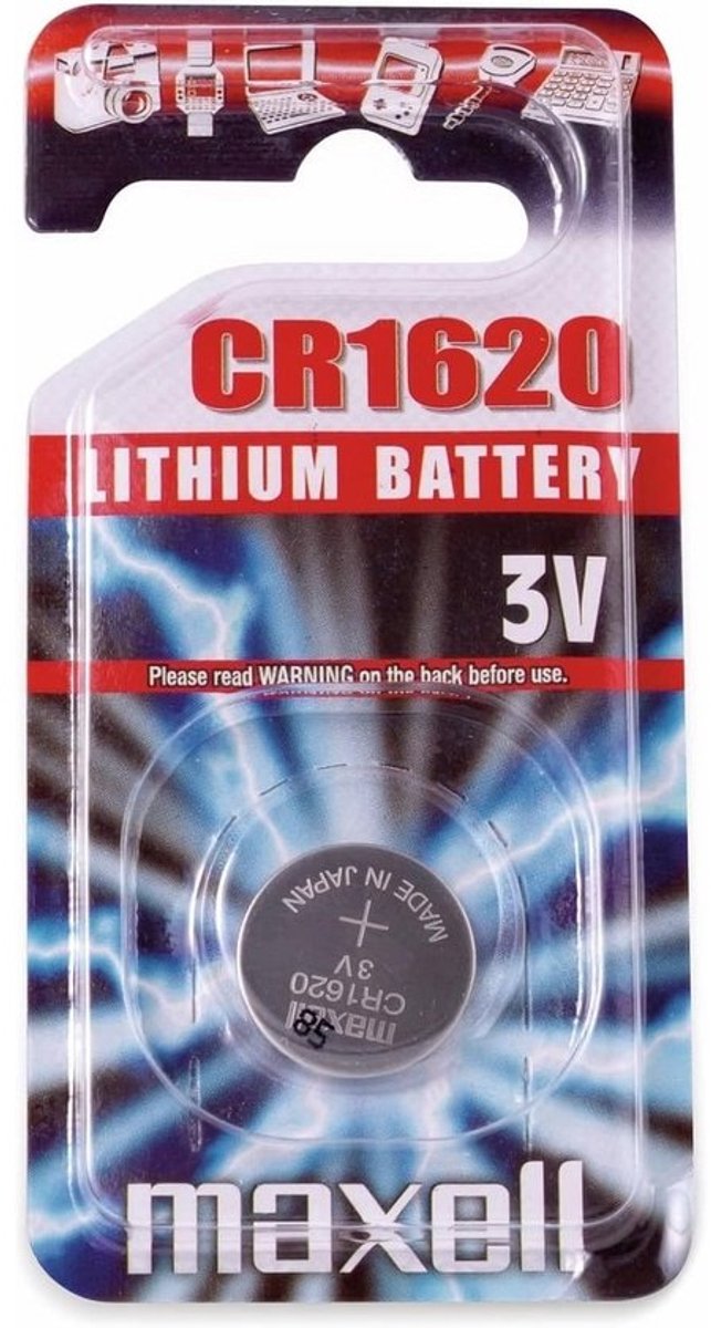 Lithium CR1620 Knoopcel Batterij - Lekvrij en Betrouwbaar