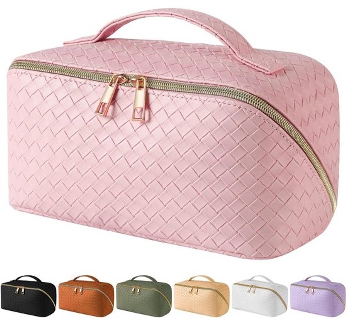 Cosmetische Tas - Make-up Tas Organizer - Reizen en Opslag - Grote Capaciteit - 25 x 13 x 13 cm