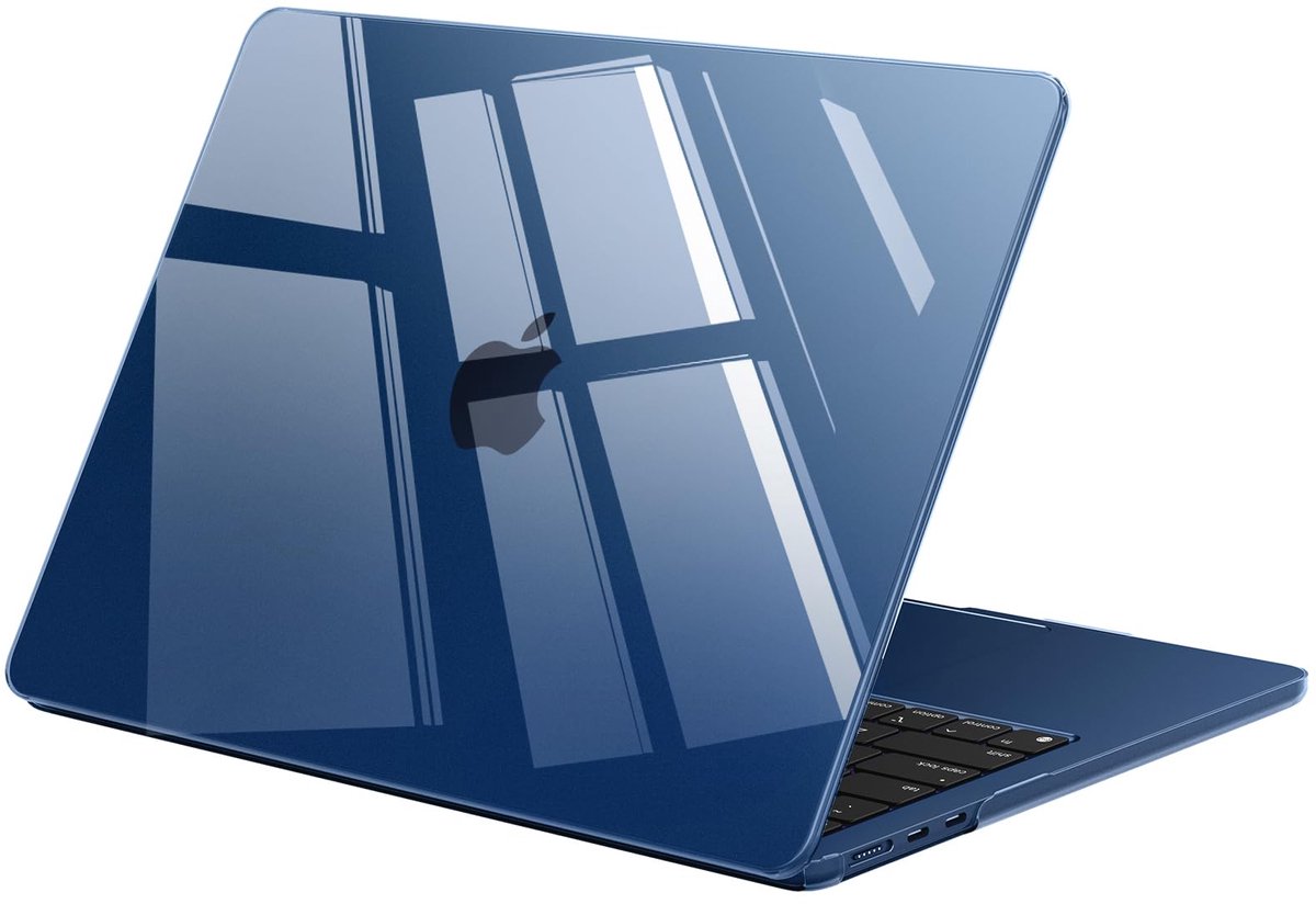 EooCoo Hoes Compatibel met MacBook Air 13 inch M5 M4 M3 M2 2026 2025-2022 (A3449 A3240 A3113 A2681) Plastic - ShopVlot