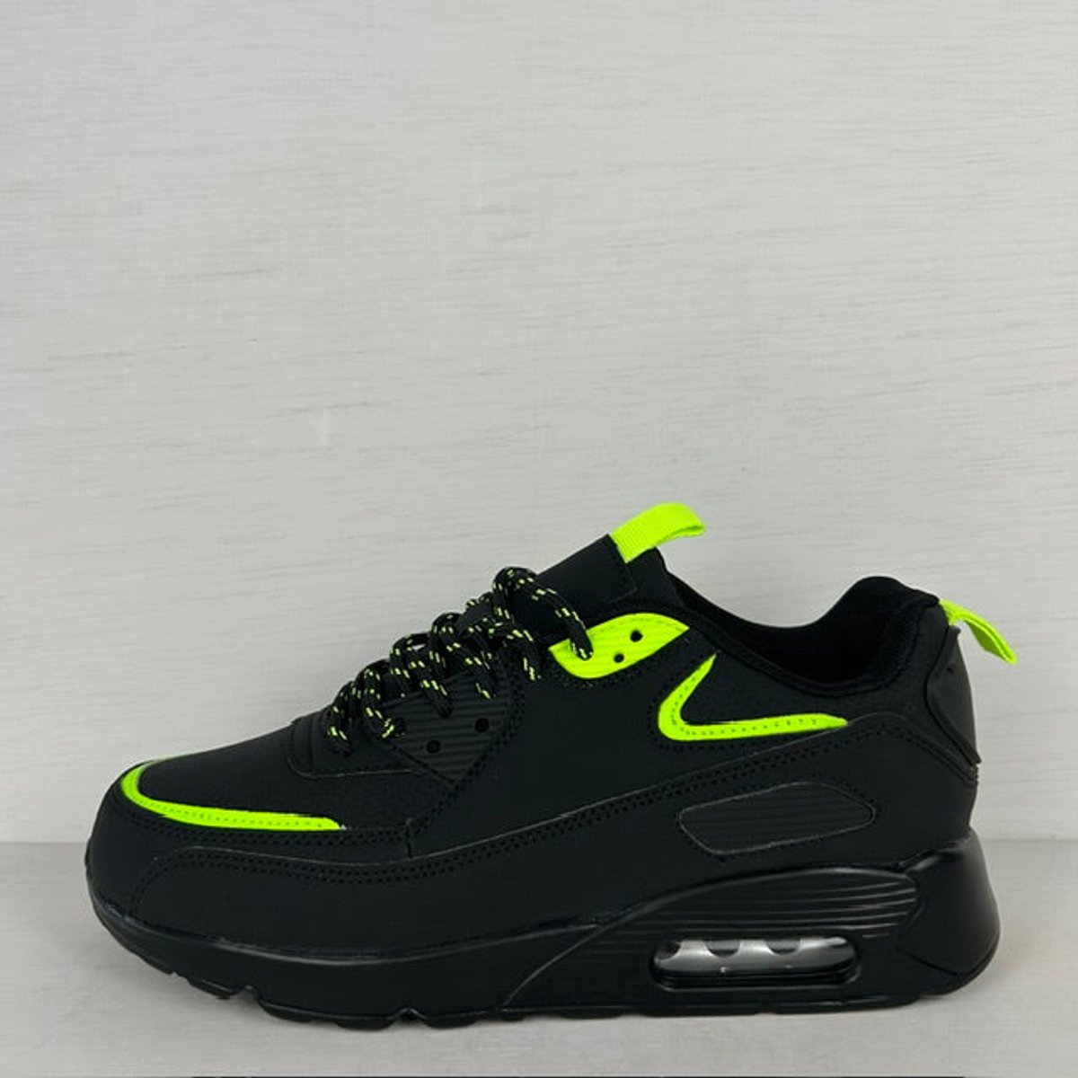 Gave air sneakers zwart groen Zwart / 40