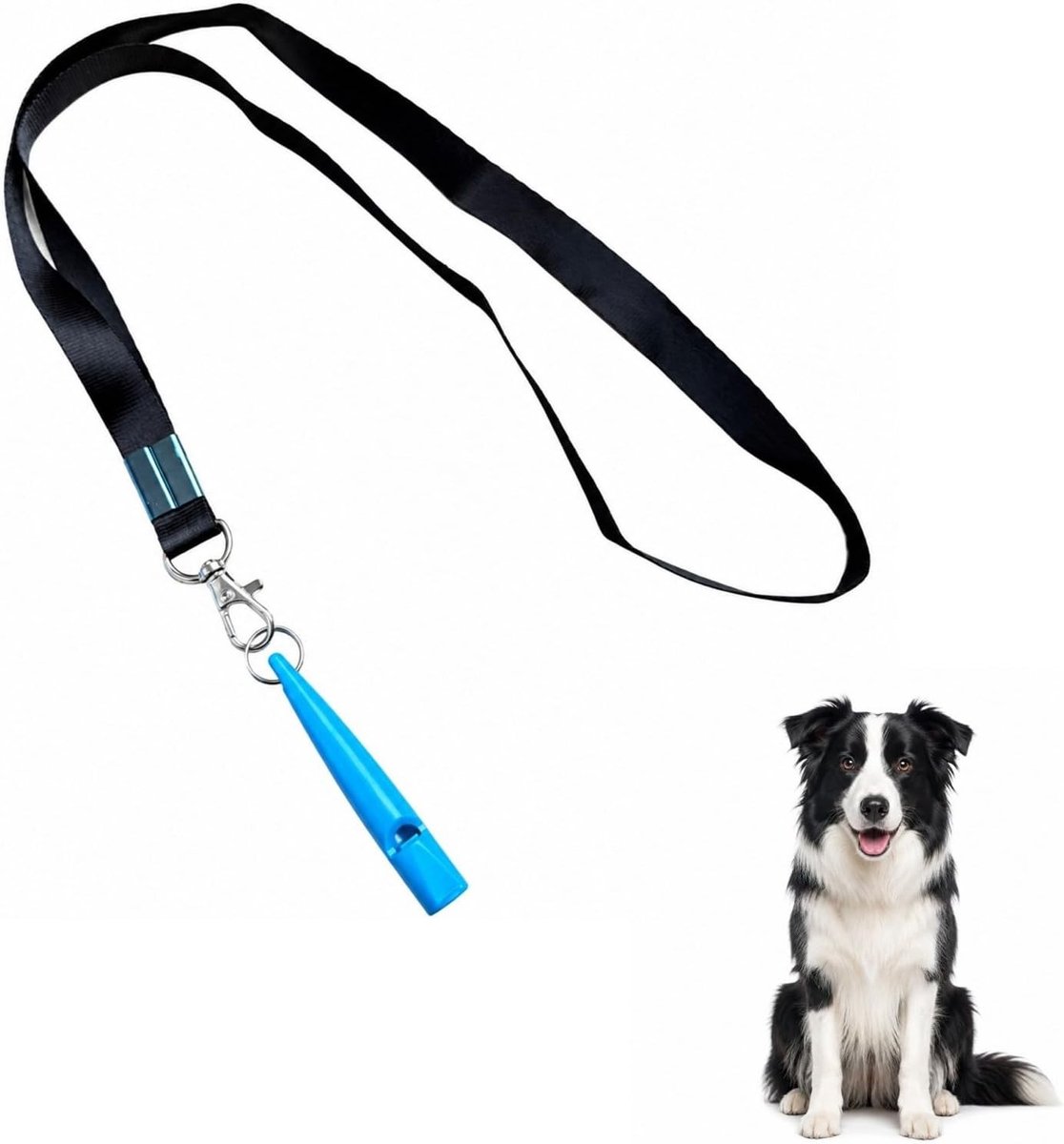 Hondenfluit voor Training en Herinnering, Ideaal voor Puppy Training en Dagelijkse Wandeling, Lichtblauw