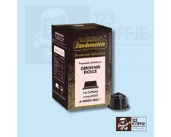 Ginseng koffie capsules A Modo Mio 16 stuks Sandemetrio